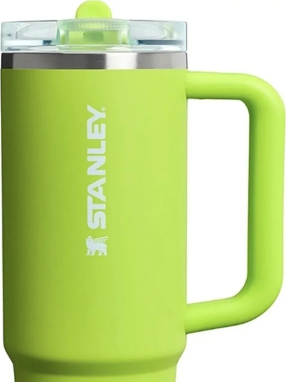 Stanley 30oz Quencher ProTour Flip Straw Tumbler In Chartreuse. NEW - Picture 4 of 8